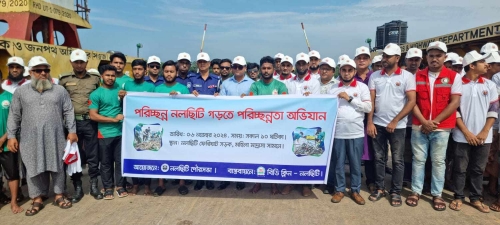 প্রশাসকের অভিনব উদ্যোগ,পরিচ্ছন্ন নলছিটির লক্ষ্যে পৌরসভার উদ্যোগে সেচ্ছাসেবীদের নিয়ে পরিচ্ছন্নতা অভিযান।
