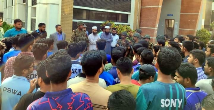 মানিকগঞ্জের ছাত্রলীগ নেতা রংপুরের পীরগঞ্জে গ্রে/ফতা/র