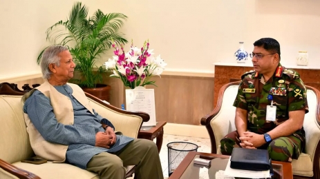 প্রধান উপদেষ্টার সঙ্গে সেনাপ্রধানের বৈঠক