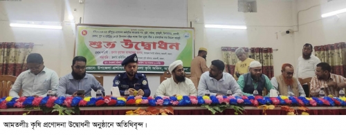 আমতলীতে ৭ হাজার প্রান্তিক কৃষক পেল প্রণোদনা।  