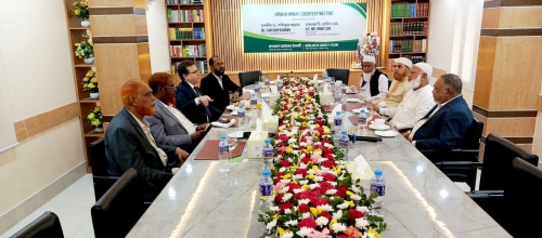 তুরস্কের রাষ্ট্রদূত মি. রামিস সেনের সাথে জামায়াত আমীর ডা. শফিকুর রহমানের সাথে সৌজন্য সাক্ষাত