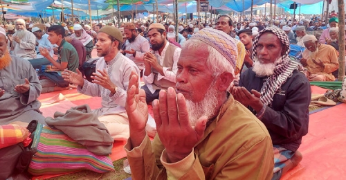 গাইবান্ধায় ইজতেমার  আখেরি মোনাজাতে শেষ হলো
