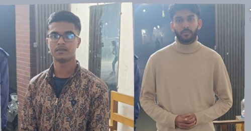 শরীয়তপুরে নিষিদ্ধ সংগঠন ছাত্রলীগের   রিয়াদ ওরফে রাব্বি পাইক ও নাদিম খান নামের দুই জনকে গ্রেফতার করা হ‌য়ে‌ছে।