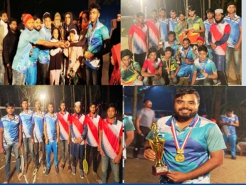 ফরিদপুরের ভাঙ্গায় গঙ্গাধরদী দারুল আরকাম মাদরাসা মাঠে ব্যাডমিন্টনের ফাইনাল খেলা অনুষ্ঠিত