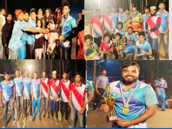 ফরিদপুরের ভাঙ্গায় গঙ্গাধরদী দারুল আরকাম মাদরাসা মাঠে ব্যাডমিন্টনের ফাইনাল খেলা অনুষ্ঠিত