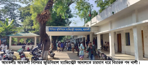 চার মাস ধরে বিচারক নেই আমতলী আদালতে