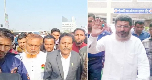 বাবরের মুক্তিতে ঢাকা কেন্দ্রীয় কারাগারের সামনে জনতার ঢল