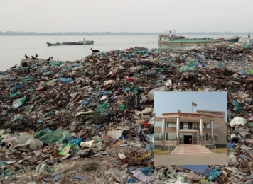 আমতলী পৌরসভার নেই বর্জ্য শোধনাগার! পায়রা নদী একমাত্র ভরসা।
