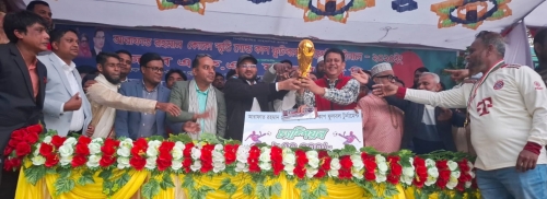 পূবাইলে ‘আরাফাত রহমান কোকো স্মৃতি’ ফুটবল টুর্নামেন্টের ফাইনাল অনুষ্ঠিত