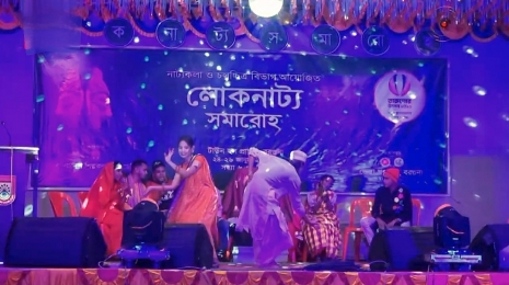 হারানো গ্রামীণ ঐতিহ্য ফেরাতে বরগুনায় চলছে লোকনাট্য সমারোহ।