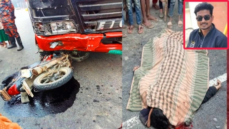 ভূঞাপুরে ট্রাক-মোটরসাইকেল সংঘর্ষে নিহত ১, আহত ১