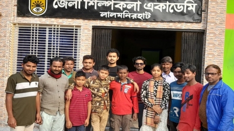 লালমনিরহাট শিল্পকলা একাডেমিতে ১৫ দিনব্যাপী নাট্যকর্মশালা উদ্বোধন