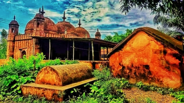 লালমনিরহাটে মোগল আমলের নিদাড়িয়া মসজিদ। 