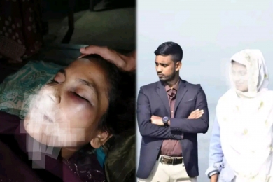 মানিকগঞ্জের সাটুরিয়ায় ঈদের দিনে বিয়ের দাবিতে প্রেমিকের বাড়িতে অনশন। বিয়ে না করে প্রেমিকাকে বেধর মারপিট করে বিয়ে করার ভয়ে সিঁদ খুদে পালালেন প্রেমিক