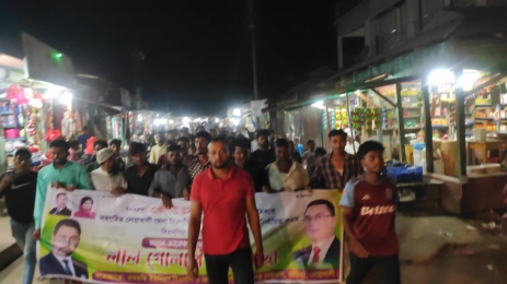 প্রকৌশলী তানভীর উদ্দিন রাজিবকে স্বাগত জানিয়ে   তমরদ্দি ইউনিয়ন যুবদল সভাপতি ডাক্তার মোজাহিদ বিল্লাহ এর নেতৃত্বে শুভেচ্ছা মিছিল।