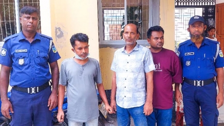 দোকান দখল করায় উপজেলা যুবদলের ৩ নেতাকর্মী আটক