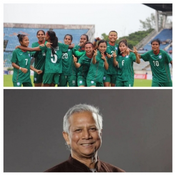 ২০২৬ এশিয়ান কাপের চূড়ান্ত পর্বে বাংলাদেশ নারী ফুটবল দল: প্রধান উপদেষ্টার অভিনন্দন