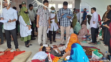 বরগুনায় ডেঙ্গুতে এক দিনে সর্বোচ্চ আক্রান্ত ১০২ জন, হাসপাতালে ভর্তি ২২৭
