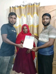 নলছিটিতে মা ও ছেলের ইসলাম ধর্ম গ্রহণ।