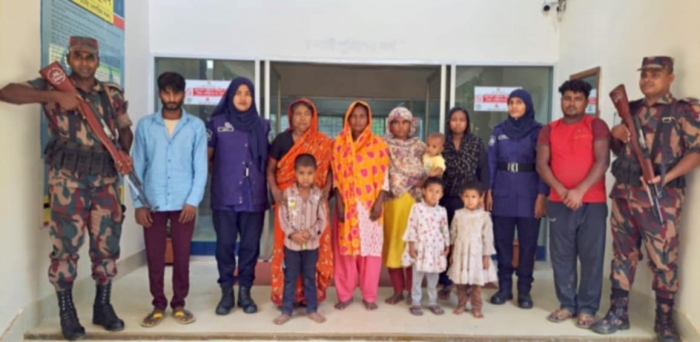 নালিতাবাড়ী সীমান্ত দিয়ে নারী, শিশুসহ ১০জনকে পুশইন করেছে বিএসএফ