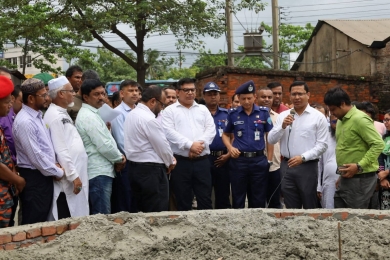 কুমিল্লায় ‘জুলাই শহিদ স্মৃতি স্তম্ভ’-এর ভিত্তিপ্রস্তর স্থাপন