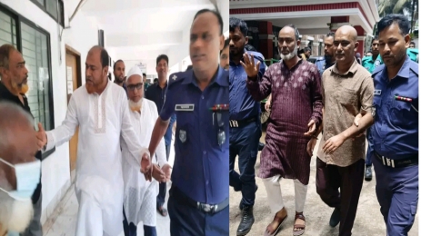 গোলাপগঞ্জের ৫ আওয়ামী লীগ নেতাকে কারাগারে প্রেরণ।