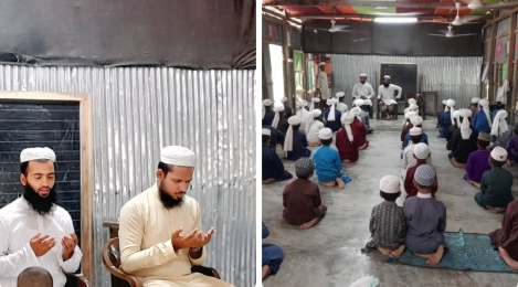 বিমান বিধ্বস্তের ঘটনায় নিহতদের স্মরণে ইয়ুথ নেটওয়ার্ক ফর ডেভেলপমেন্টের দোয়া মাহফিল