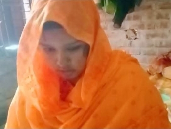 স্বামীর স্বীকৃতির দাবীতে ভাঙ্গায় প্রবাসীর বাড়ীতে নারীর অবস্থান