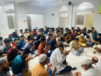জুলাই গনহত্যায় শহীদ সেলিম তালুকদারের মৃত্যুবার্ষিকীতে নলছিটিতে ছাত্রদলের উদ্যোগে দোয়া মোনাজাত।