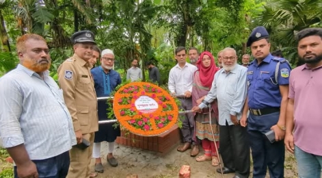 বকশীগঞ্জে শহীদ রিপন ও ফজলুলের সমাধিতে শ্রদ্ধা