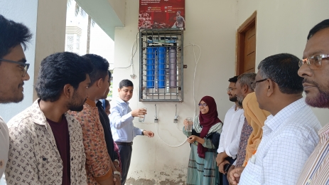 নলছিটিতে জনসাধারণের জন্য উন্মুক্ত বিশুদ্ধ জলের,শহীদ মুগ্ধ পানি কর্নার উদ্বোধন।