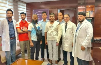 মাইলস্টোনের আরেক শিক্ষার্থী বার্ন ইনস্টিটিউট থেকে বাসায় ফিরল।