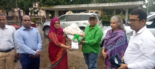 মহাকবির জন্মস্থান সাগরদাঁড়ী পরিদর্শনে পরিকল্পনা কমিশনের সিনিয়র সচিব এম এ আকমল হোসেন আজাদ