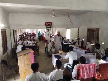 বারুইপাড়া পূর্ণচন্দ্র মাধ্যমিক বিদ্যালয়ে জলবায়ু সচেতনতা বিষয়ক আন্তঃইউনিয়ন বিতর্ক প্রতিযোগিতা অনুষ্ঠিত