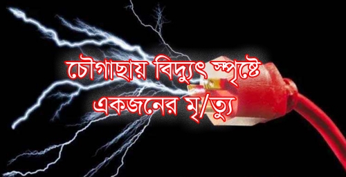 চৌগাছায় বিদ্যুৎ স্পৃষ্টে  একজনের মৃ/ত্যু 