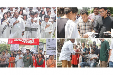 ত্রিমুখী লড়াইয়ের আবহে রাত পোহালেই ভাগ্যপরীক্ষা 
