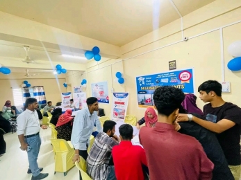 সানরাইজ আয়েলস সেন্টারের আয়োজনে শিক্ষা মেলা বাহুবলে 
