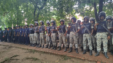 জাকসু নির্বাচন ঘিরে সতর্ক অবস্থানে আইনশৃঙ্খলা বাহিনী