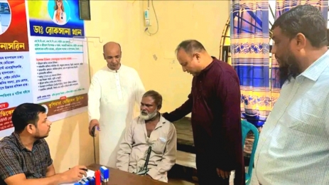  সিলেটের গোলাপগঞ্জে এডভোকেট এমরান আহমদ চৌধুরীর উদ্যোগে সম্পন্ন হলো সফলভাবে বিনামূল্যে চক্ষু সানি অপারেশন।