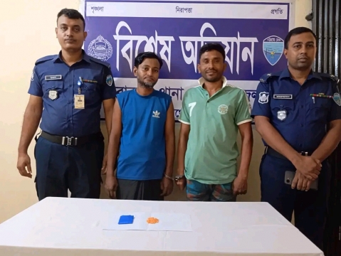 মিরসরাইয়ে আলিনগর থেকে দুই ইয়াবা ব্যবসায়ী আটক 