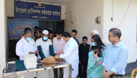 বিশ্ব জলাতঙ্ক দিবস উপলক্ষে নলছিটিতে পোষা কুকুর ও বিড়ালের জলাতঙ্ক রোগের ফ্রি ভ্যাক্সিনেশন ক্যাম্পেইন।