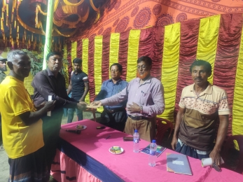 কেশবপুরে দুর্গাপূজা মণ্ডপ পরিদর্শনে এবি পার্টি'র নেতৃবৃন্দ