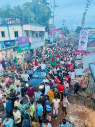প্রকৌশলী তানবীর উদ্দিন রাজিব এর নের্তৃত্বে তারেক রহমান ঘোষিত ৩১ দফা জনমত গঠনে  লিফলেট বিতরন ও গনমিছিল, স্লোগানে স্লোগানে পরিনত হলো জনসমুদ্রে। 