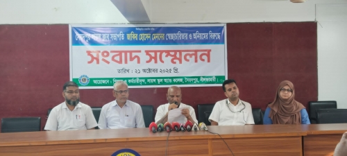 সৈয়দপুর লায়ন্স স্কুলল শিক্ষকদের অভিযোগ। 