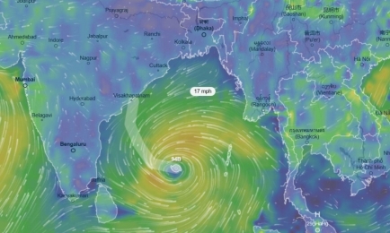  বাংলাদেশের যেসব জেলায় প্রভাব পড়বে ঘূর্ণিঝড় মোন্থার   