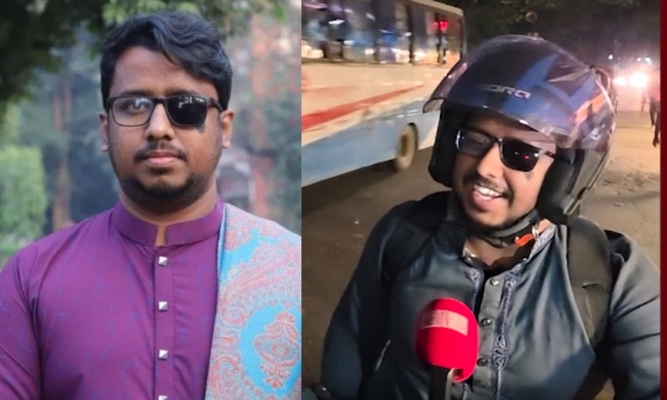 লাইসেন্স ও কাগজপত্র না থাকায়, ডাকসু নেতার বাইক আটকে দিলেন সার্জেন্ট  