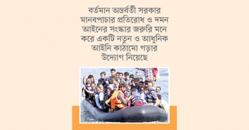 'বিশ্বের অন্যতম জঘন্য অপরাধ', মানবপাচার দমনে কঠোর হচ্ছে - সরকার   