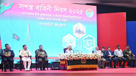 উৎসবমুখর নির্বাচন আয়োজনে, সশস্ত্র বাহিনীকে দায়িত্ব পালনের আহ্বান - প্রধান উপদেষ্টার