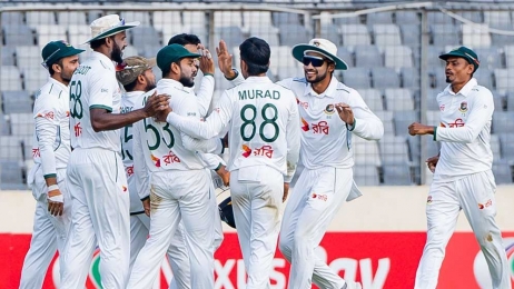 টেস্টে সফরকারী আয়ারল্যান্ডকে ২১৭ রানে হারিয়েছে বাংলাদেশ