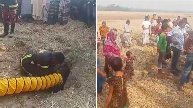 শিশুটিকে উদ্ধার না করা পর্যন্ত অভিযান অব্যাহত থাকবে 